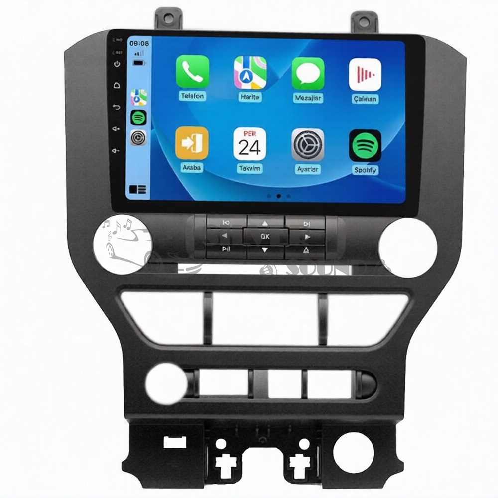 Ford Mustang 9 inç Carplay Androidauto Android Multimedya Sistemi