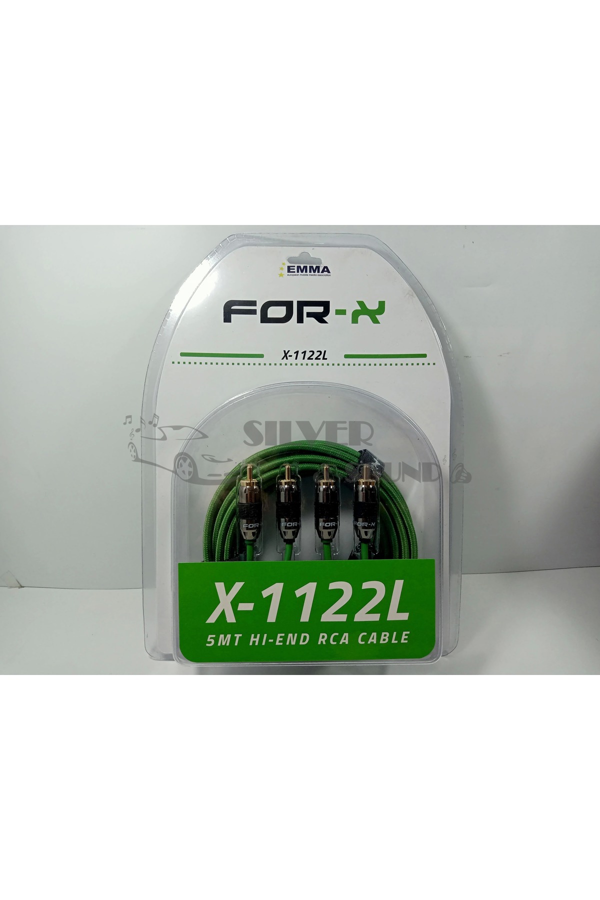 FOR-X X-1122L 5 Metre 2 Kanal RCA Kablosu