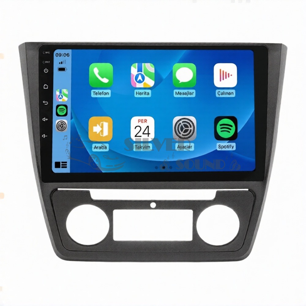Skoda Yeti 9 inç Carplay Androidauto Android Multimedya Sistemi