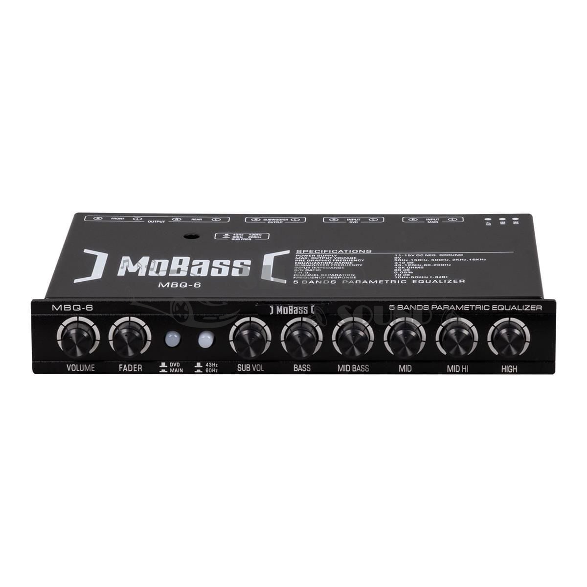 MoBass MBQ-6 5 Bant Parametrik Oto Ekolayzır