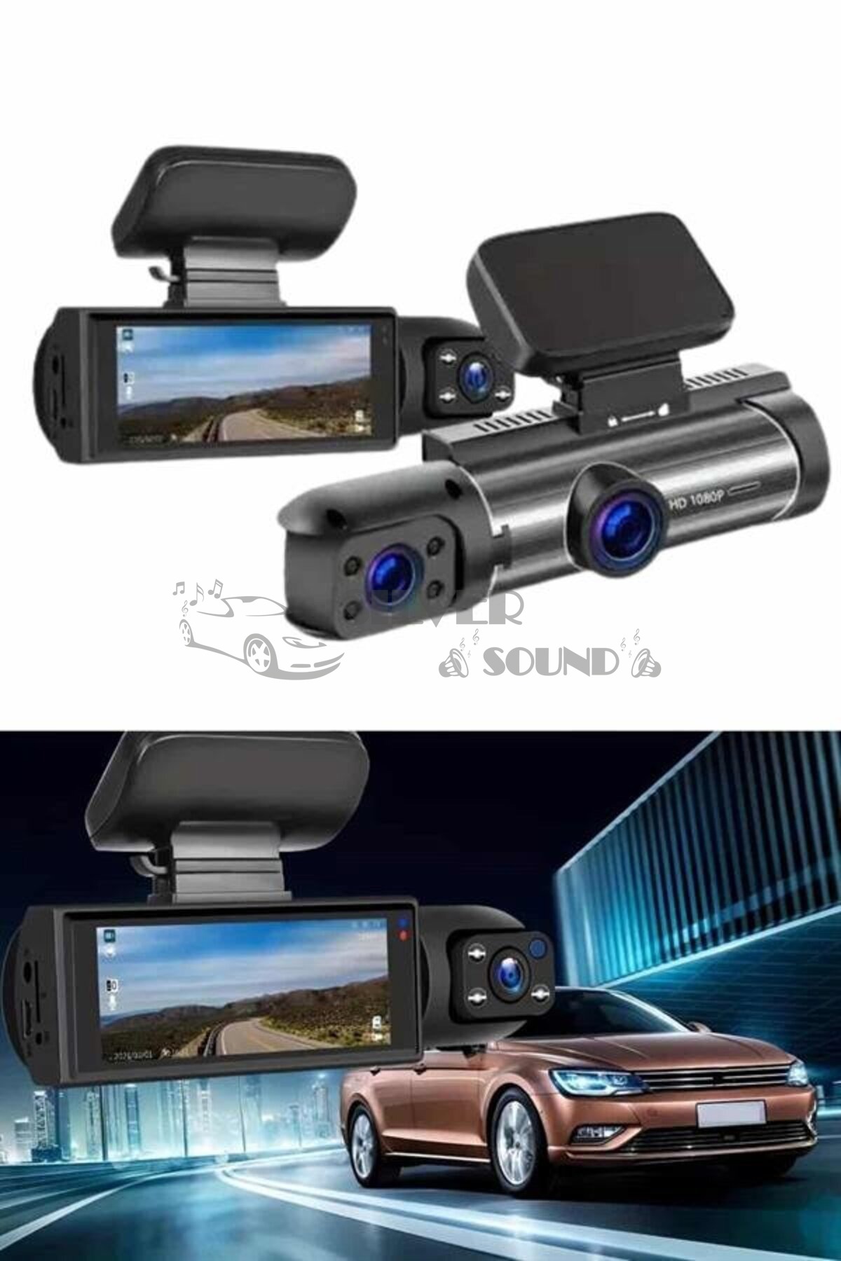 Eyton XE-DVR45 Full HD Ön ve Arka Araç Kayıt Kamerası